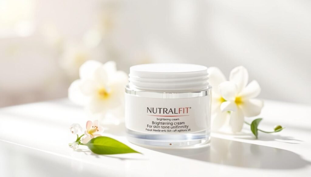 creme clareador Nutralfit para uniformização da pele