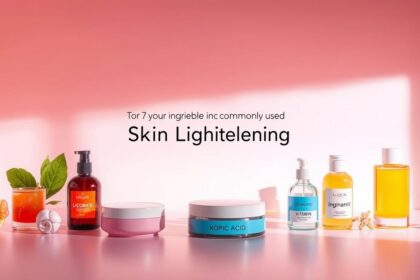 Top 7 ativos clareadores mais usados em cosméticos